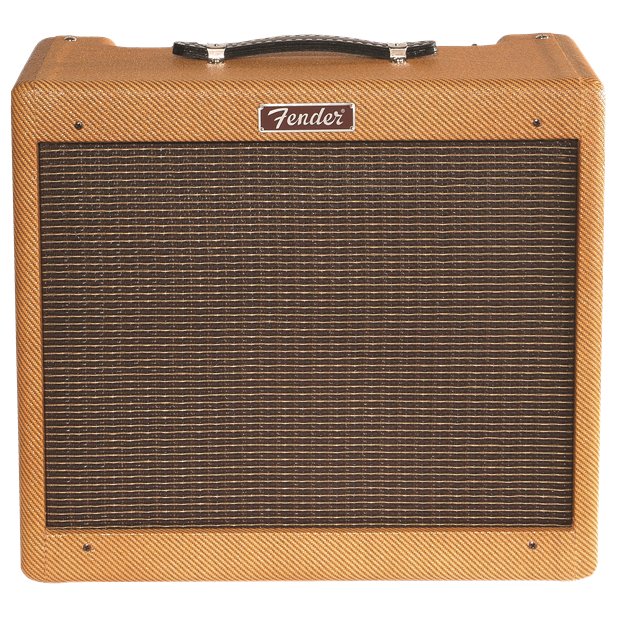 Fender Blues Junior Lacquered Tweed Combo Guitar Amplifier 717669197308