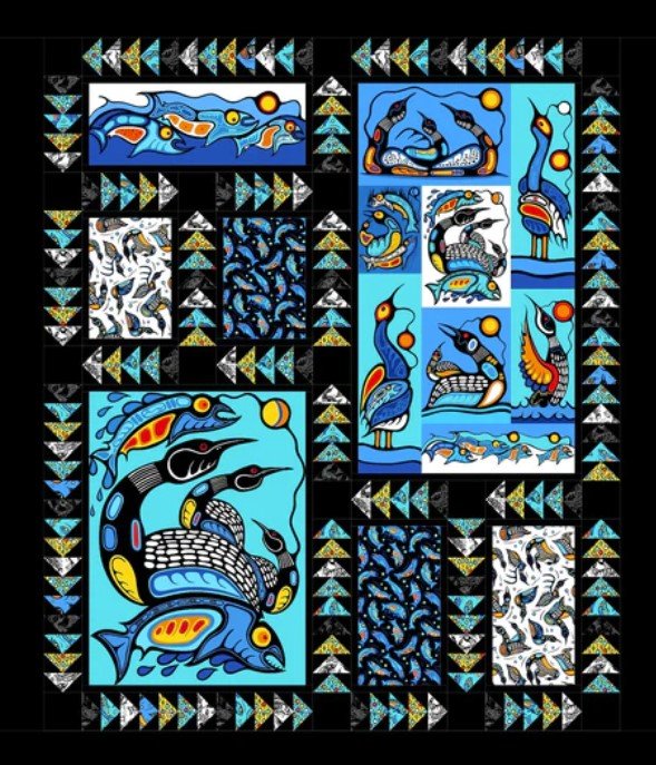 Healing Waters Quilt Kit 651/2 x 771/2 54227111