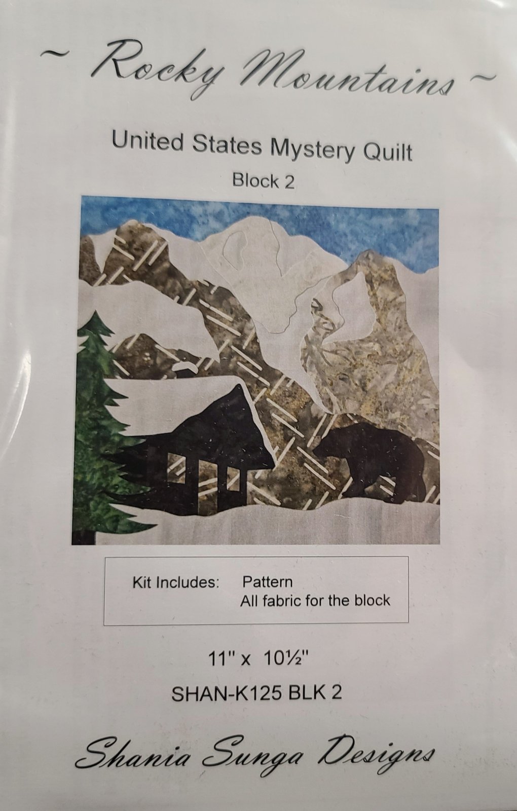 Stars & Stripes US Mystery Quilt Rocky Mountains Kit