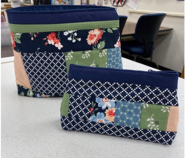 Quilt as you go Cosmetic Bag