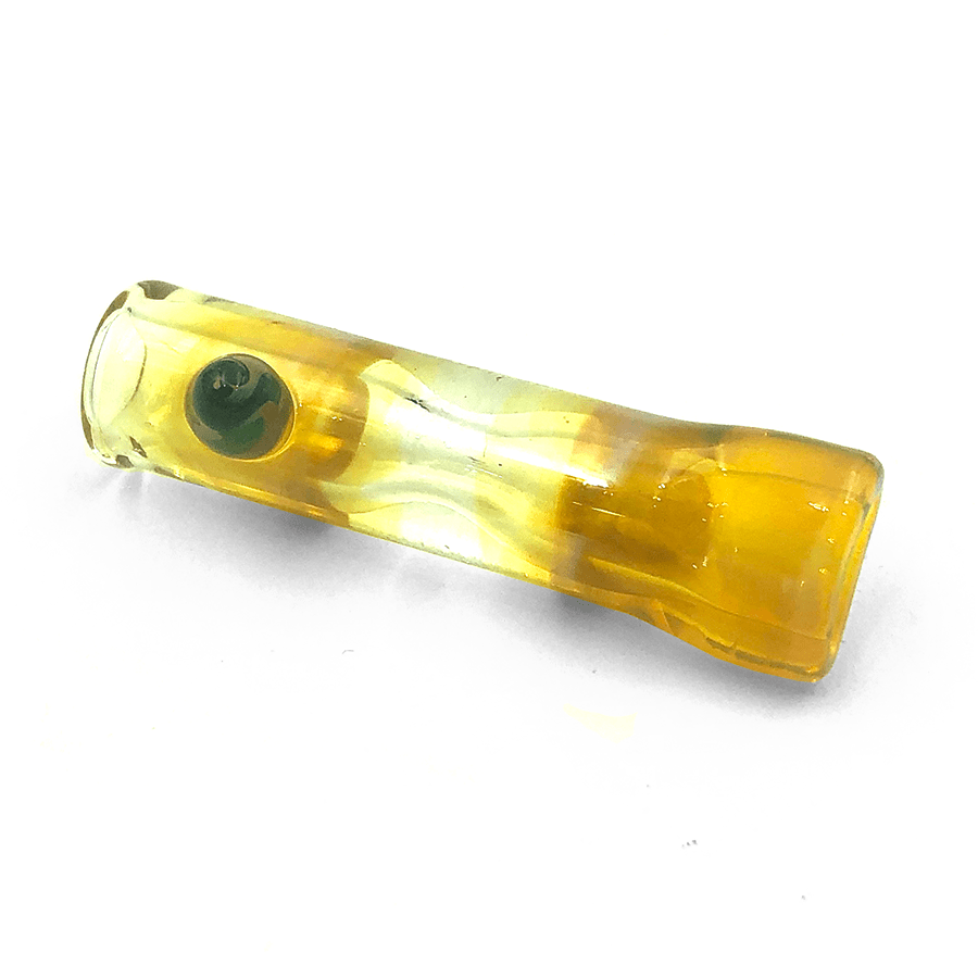 Joint Holder Slim 4 x .75cm Clear Fumed Tapered Mouthpiece Limbo Glass