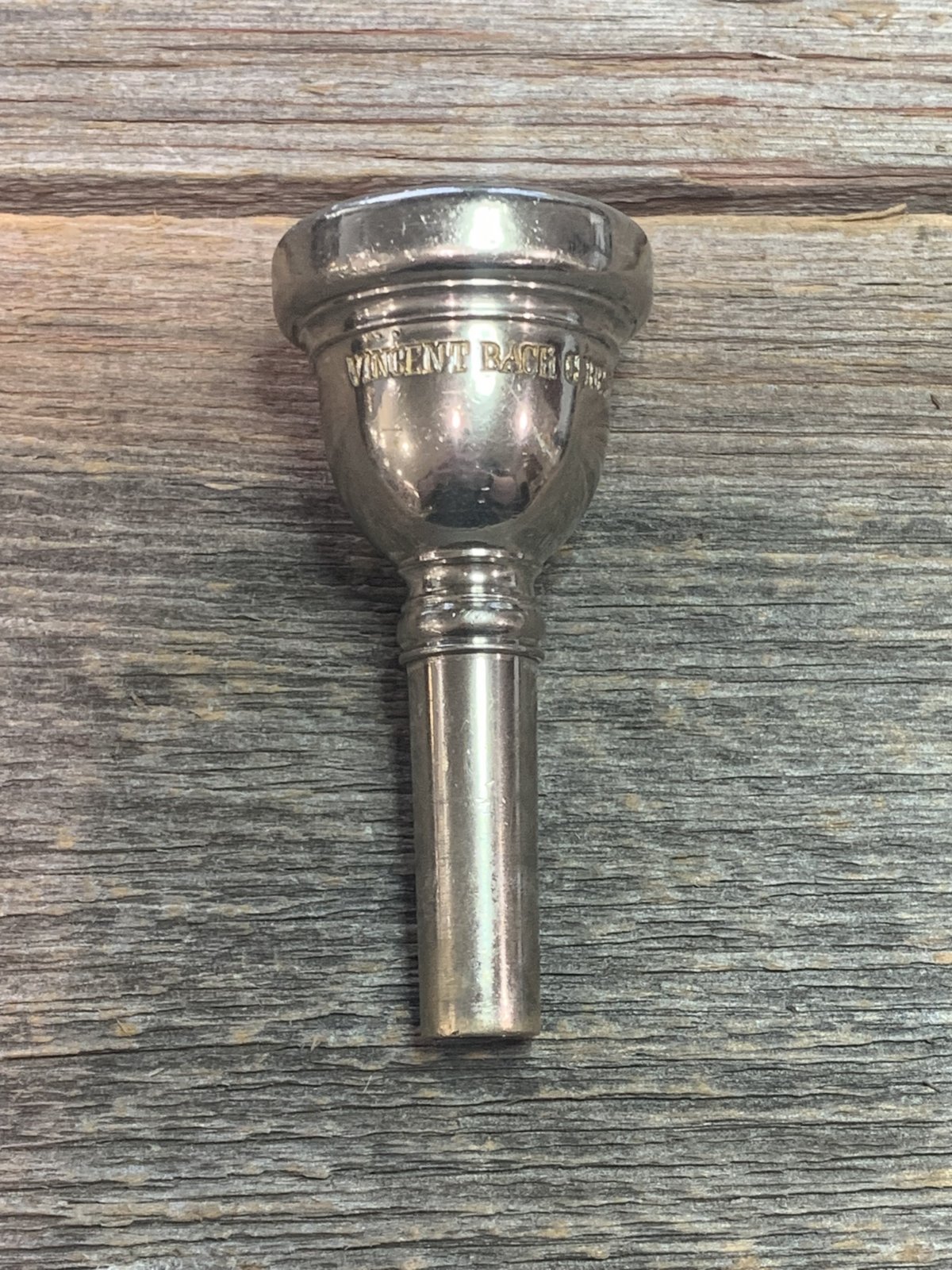 Vincent Bach Corp. New York 15C Small Shank Trombone Mouthpiece 1930's
