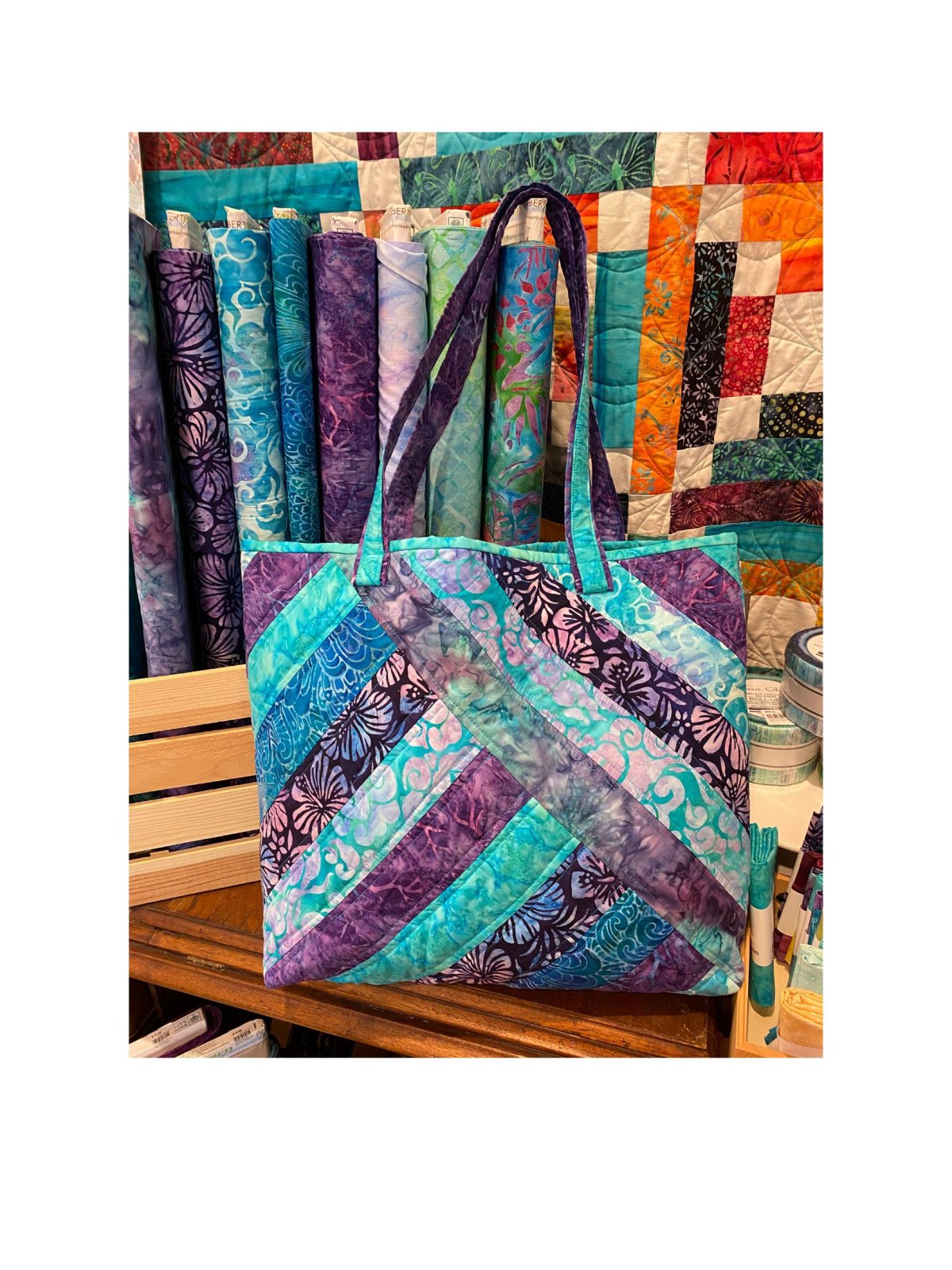 Alexandria Tote Quilt as you Go