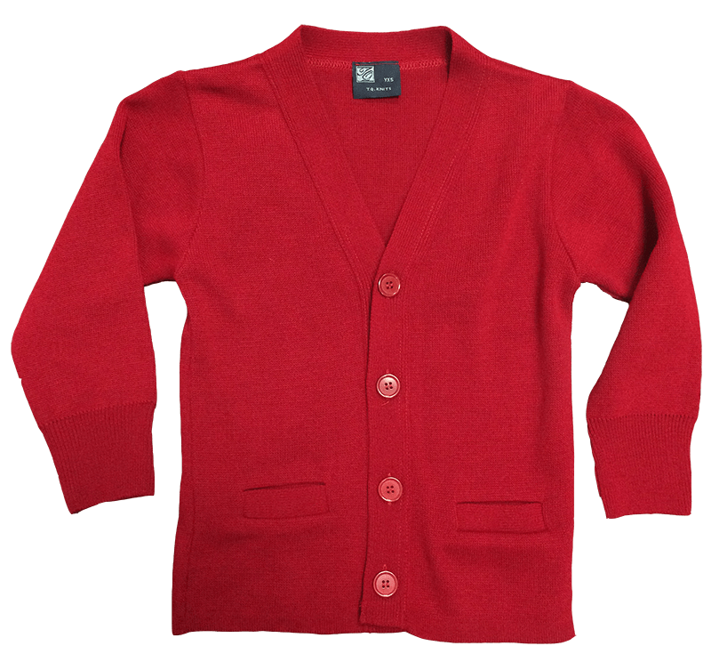 SJV Cardigan Sweater Red 00220305