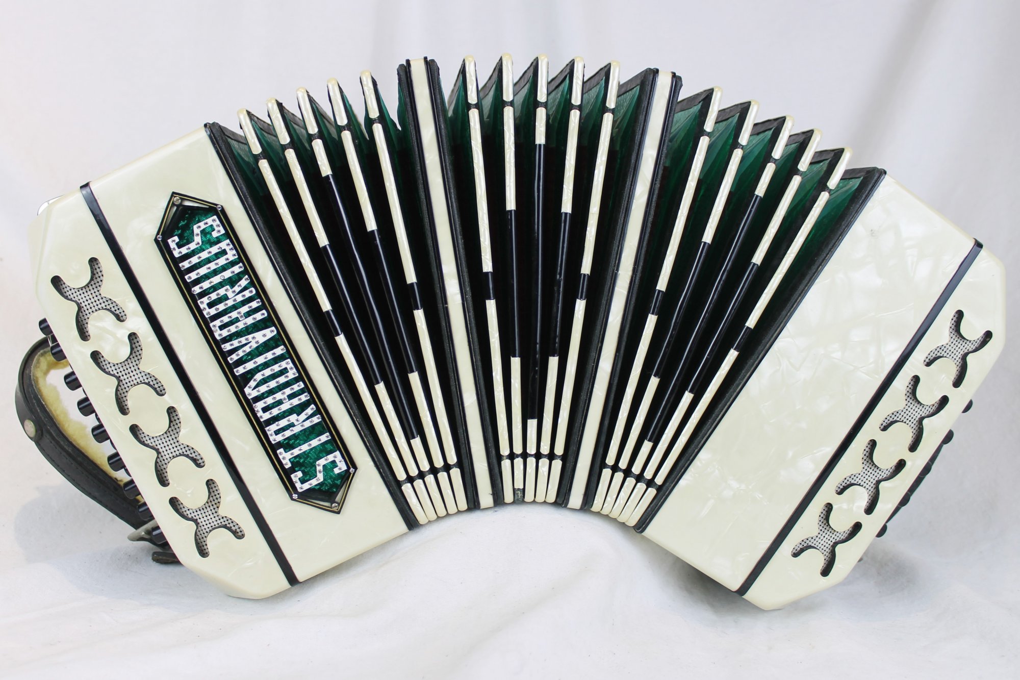 5269 Ivory Stradivarius Chemnitzer Concertina Key of C (A on 5 Push