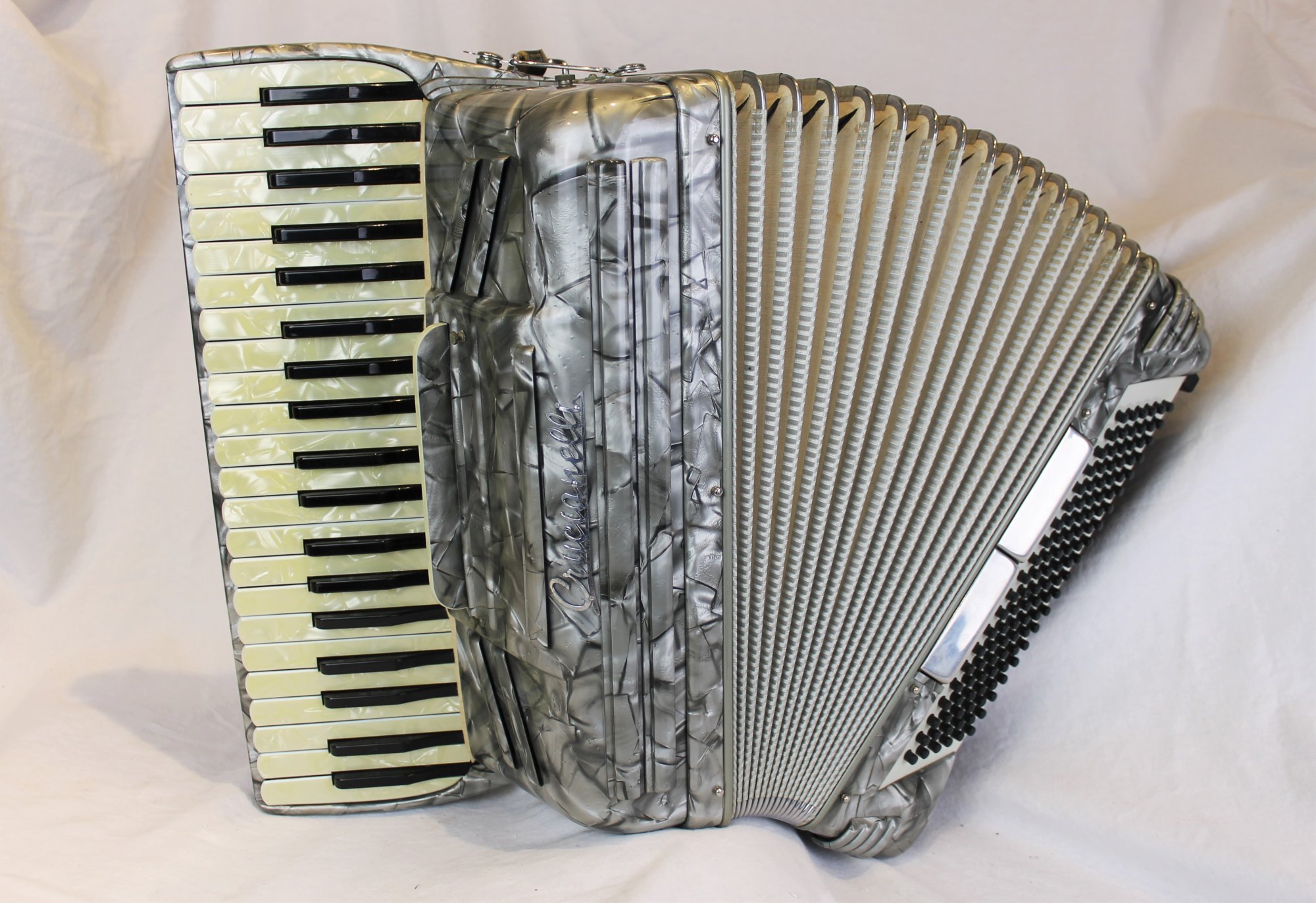 5390 Silver Pancordion Crucianelli Piano Accordion LM 41 120