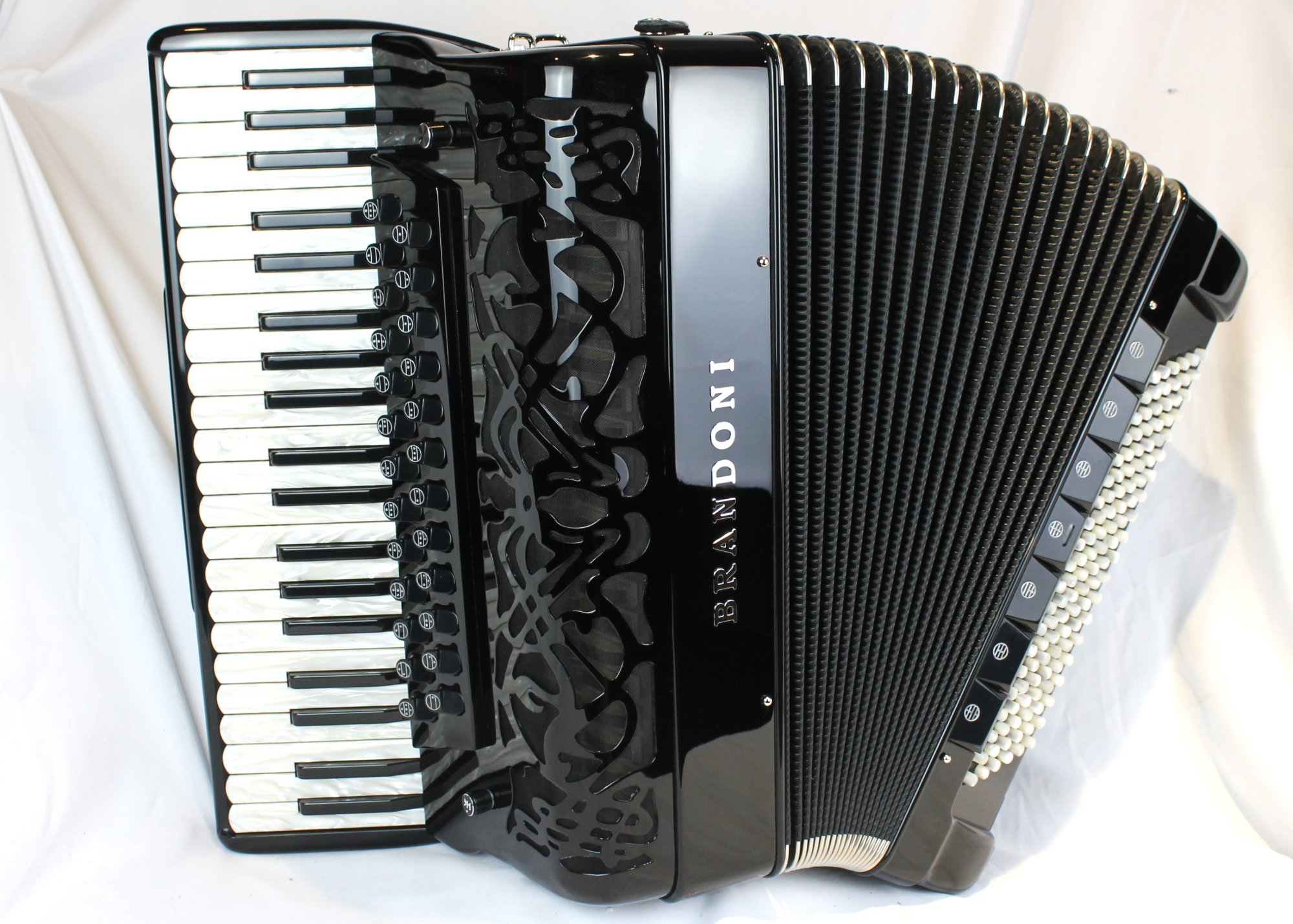 NEW Black Brandoni 149C Liberty Piano Accordion LMMMH 41 120