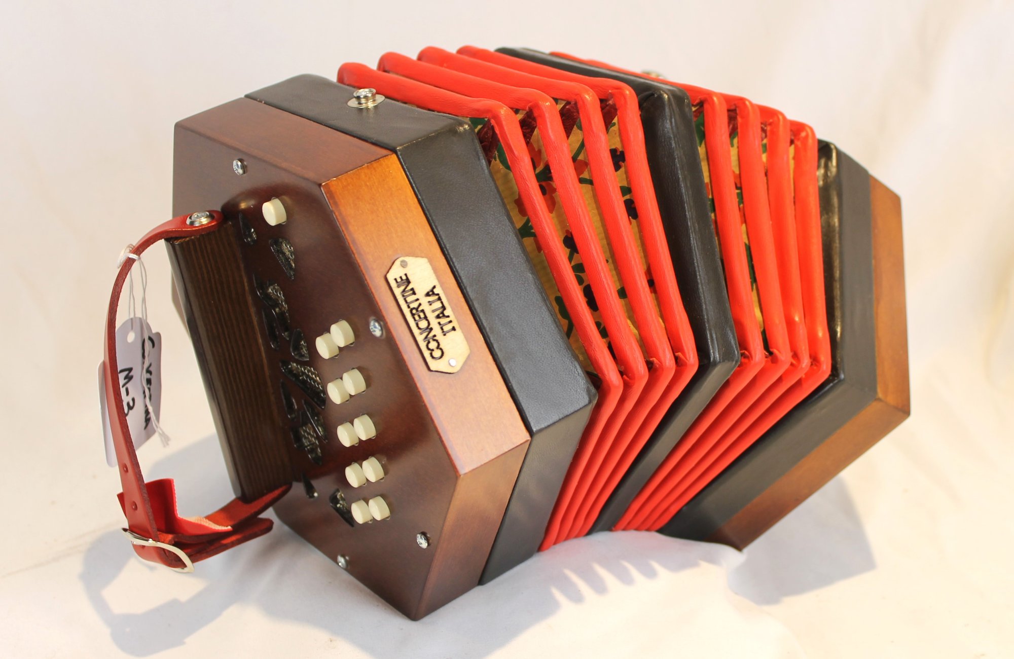 NEW Mahogany Stagi M3 Anglo Concertina CG M 20