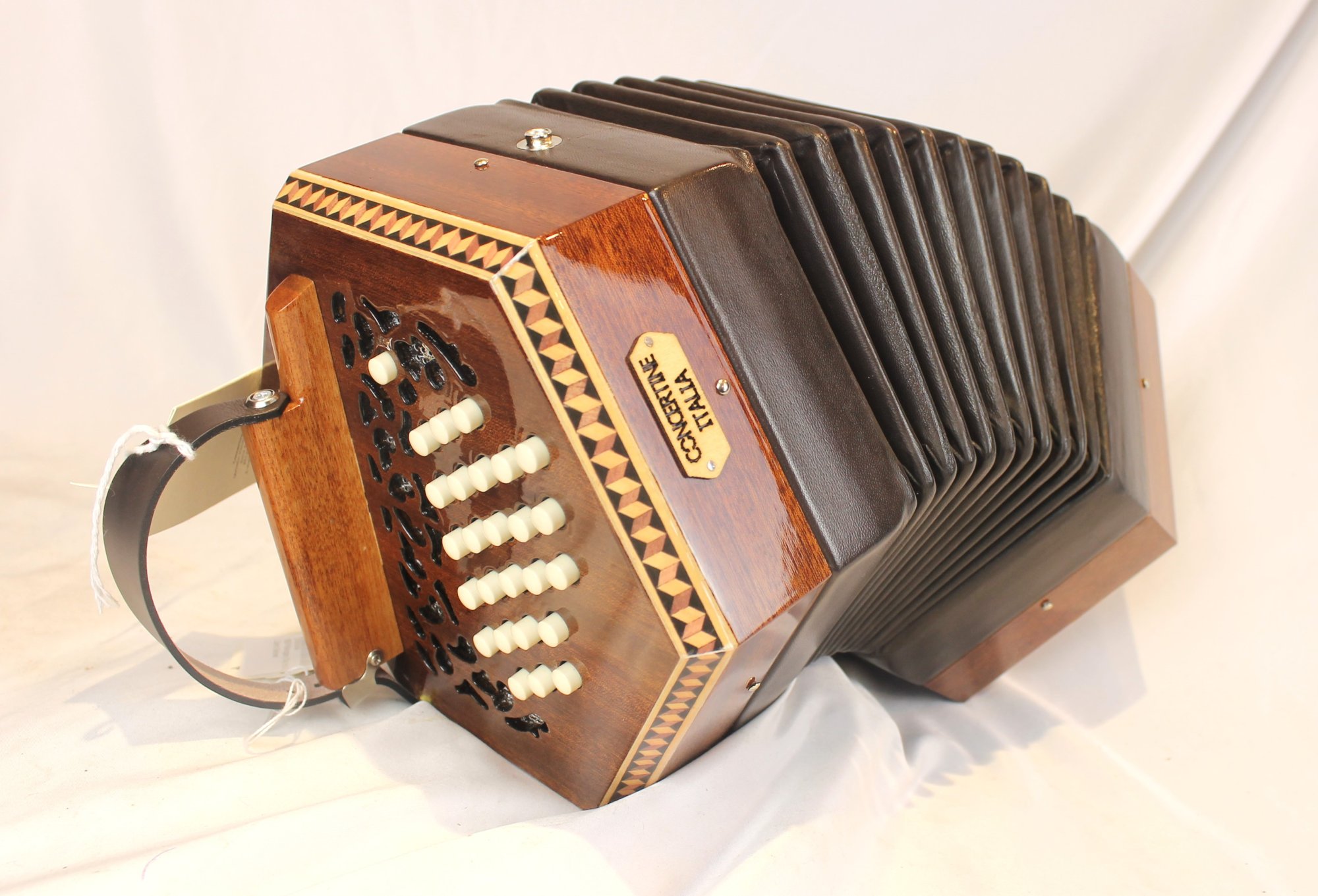 NEW Mahogany Stagi Hayden Duet Concertina M 46