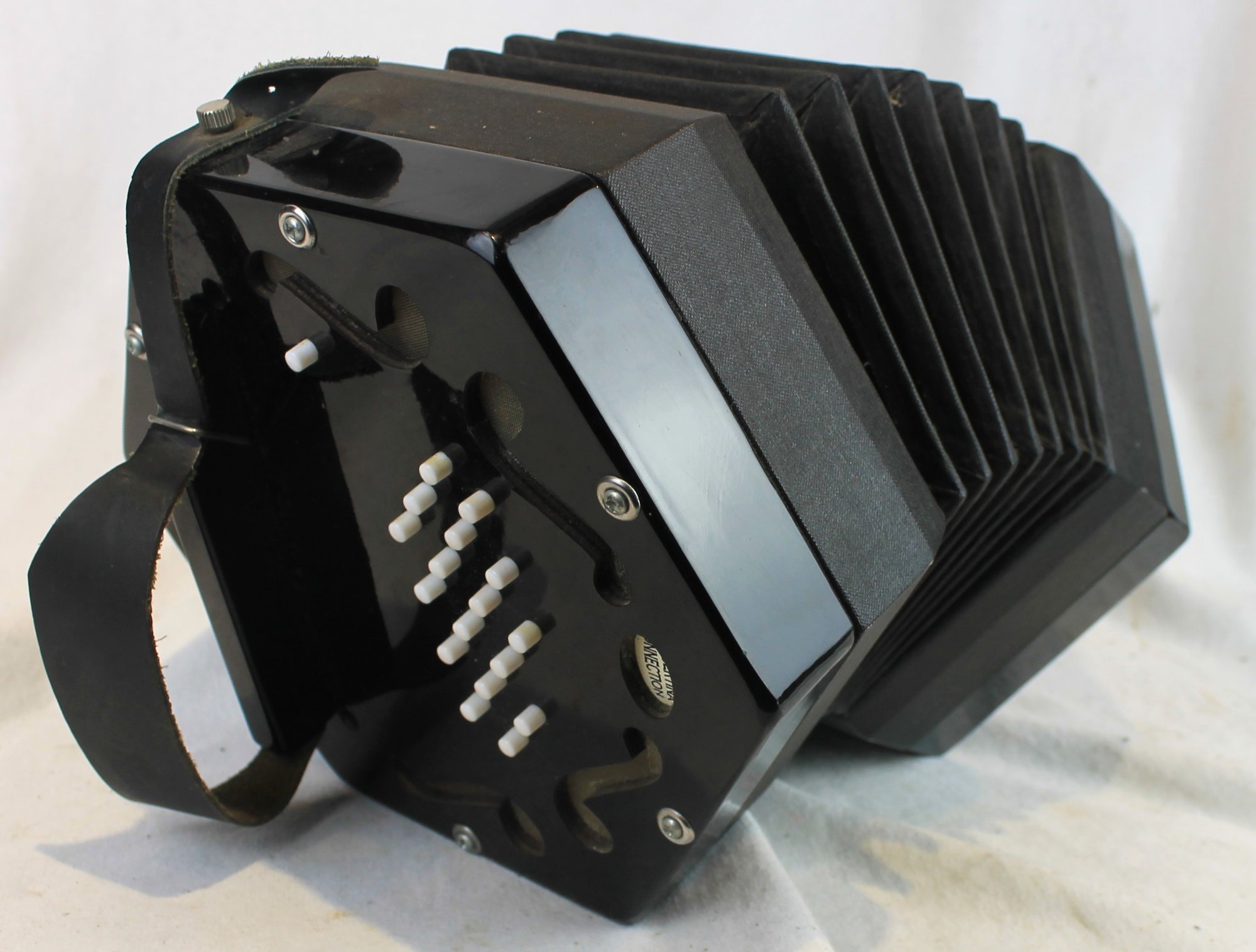 6874 Excellent Black Concertina Connection Elise Hayden Duet M 34