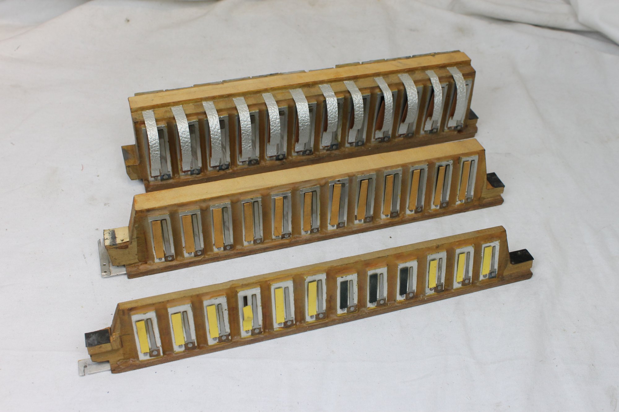 Acme Accordion Part Bass Reeds 3 Blocks 5x12