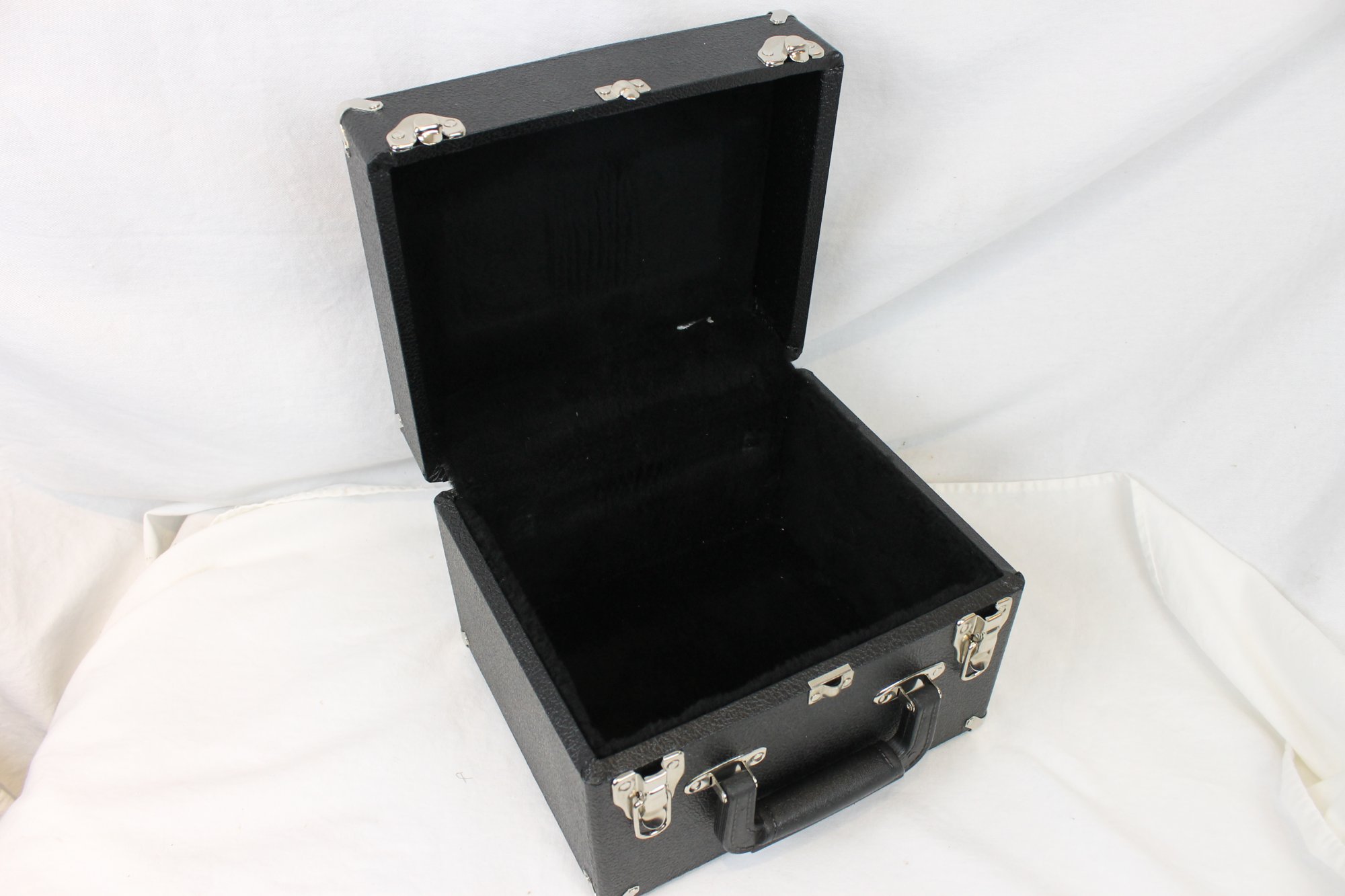 Black Concertina Hard Case 10 x 8.5 x 7.5 (25cm x 22cm x 19cm)