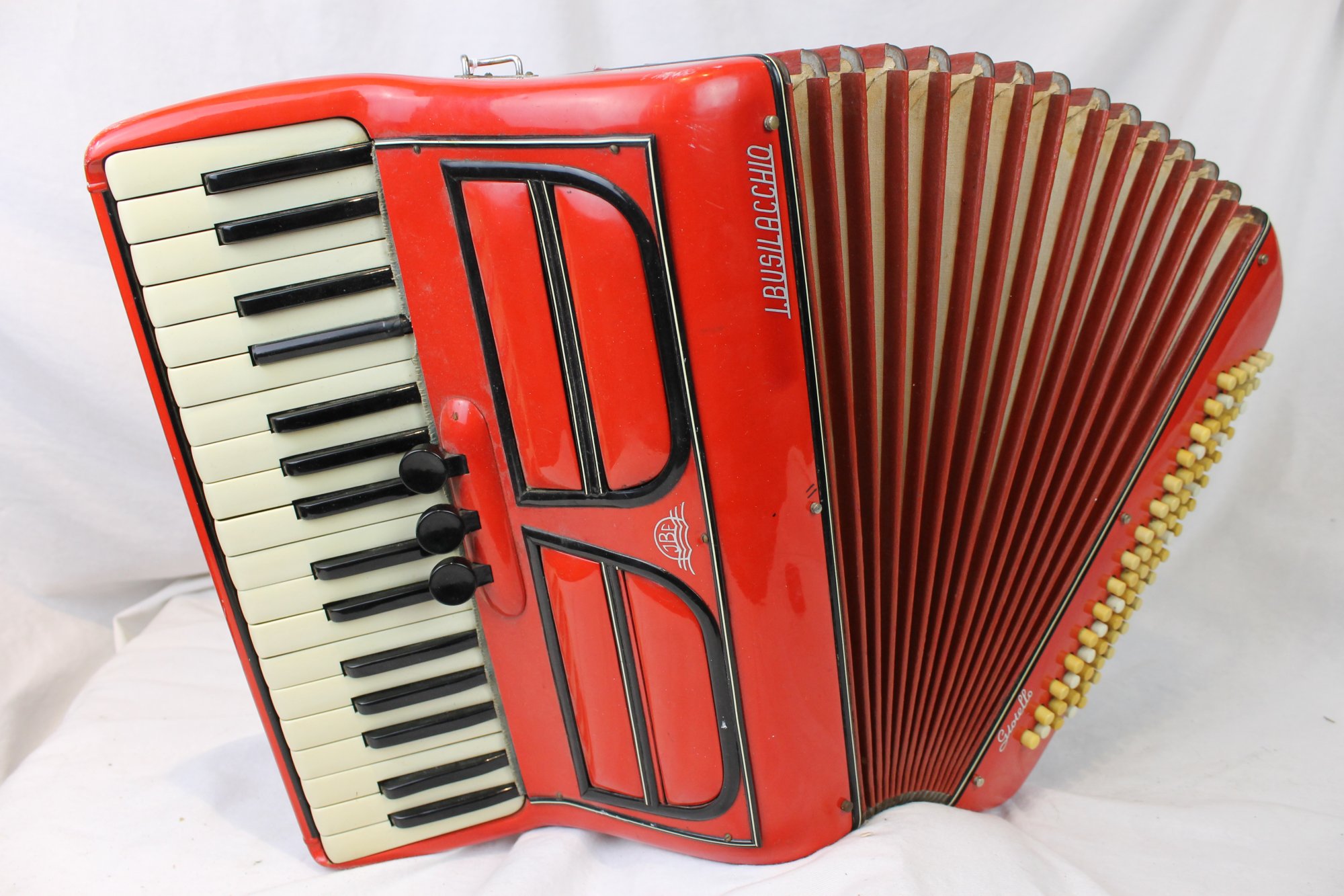 3601 Red I. Busilacchio Piano Accordion LMM 34 75