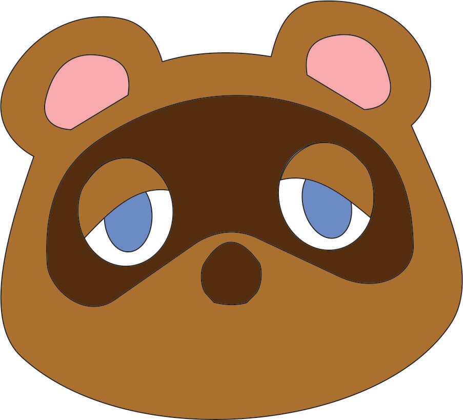 Animal Crossing Bear Die Cut 013962082397