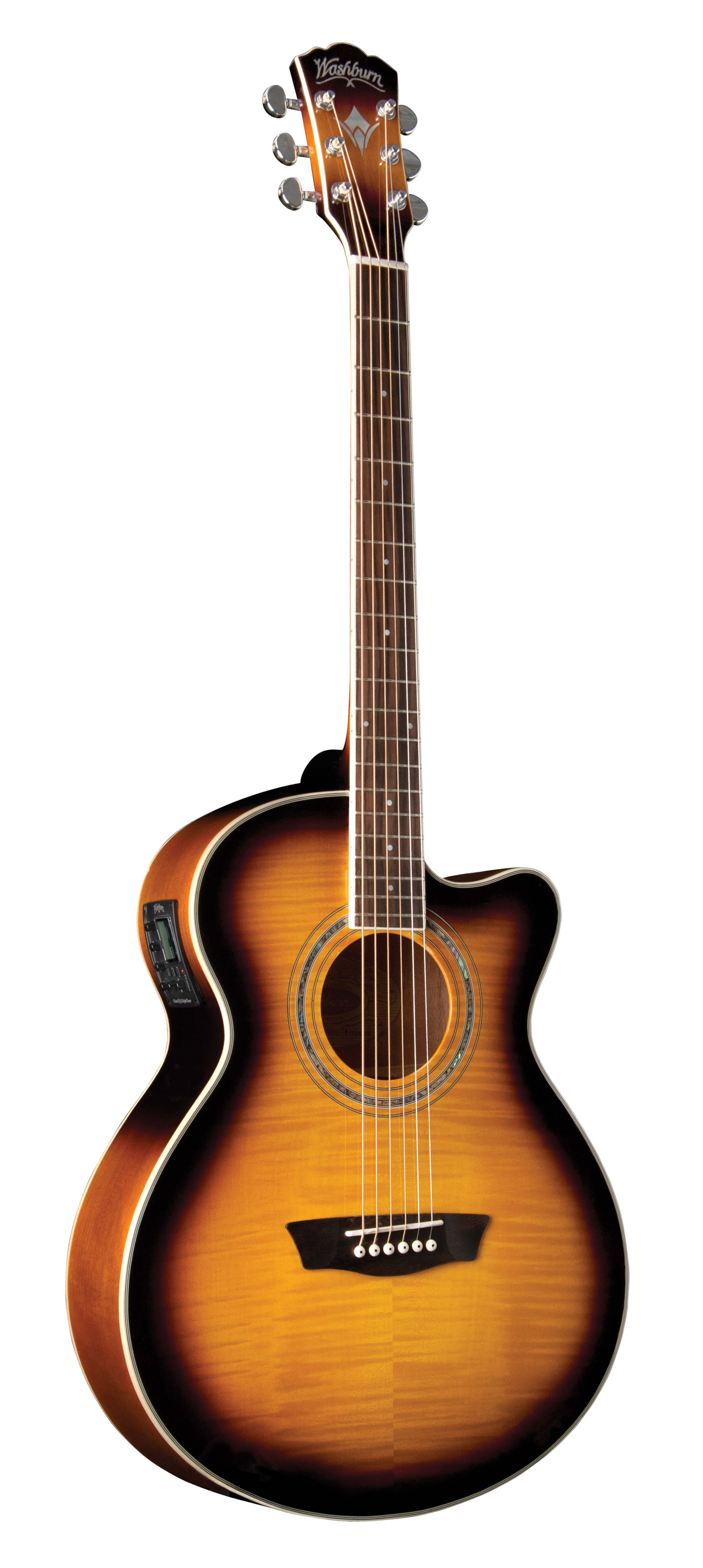 WASHBURN EA15ATBA FESTIVAL SERIES MINI JUMBO CUTAWAY ACOUSTICELECTRIC