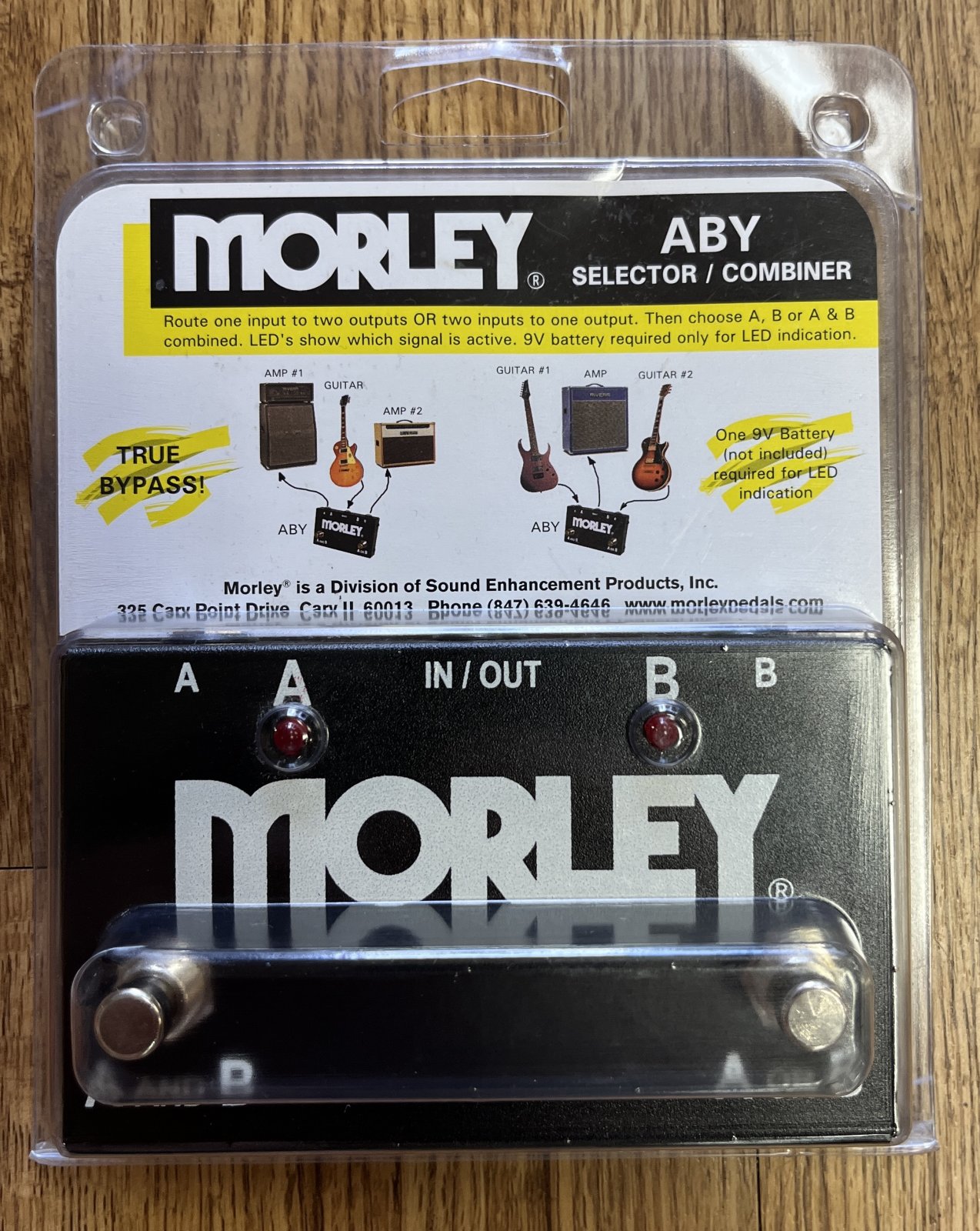 MORLEY ABY 2BUTTON SWITCH PEDAL (MINT) 664101000071