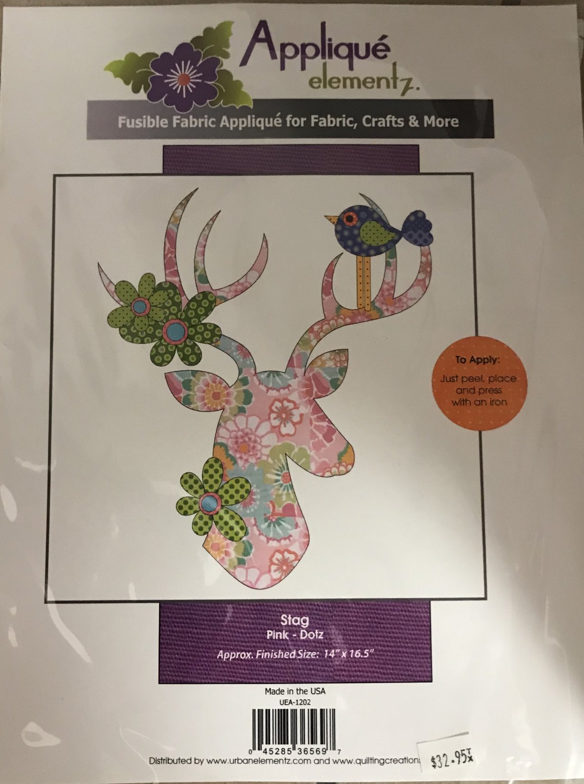 Stag Applique 045285365697