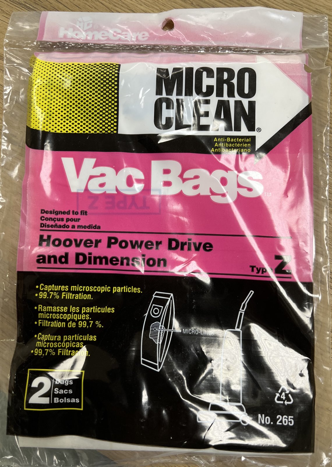 Hoover Style Z bags 2pk. 075638002658