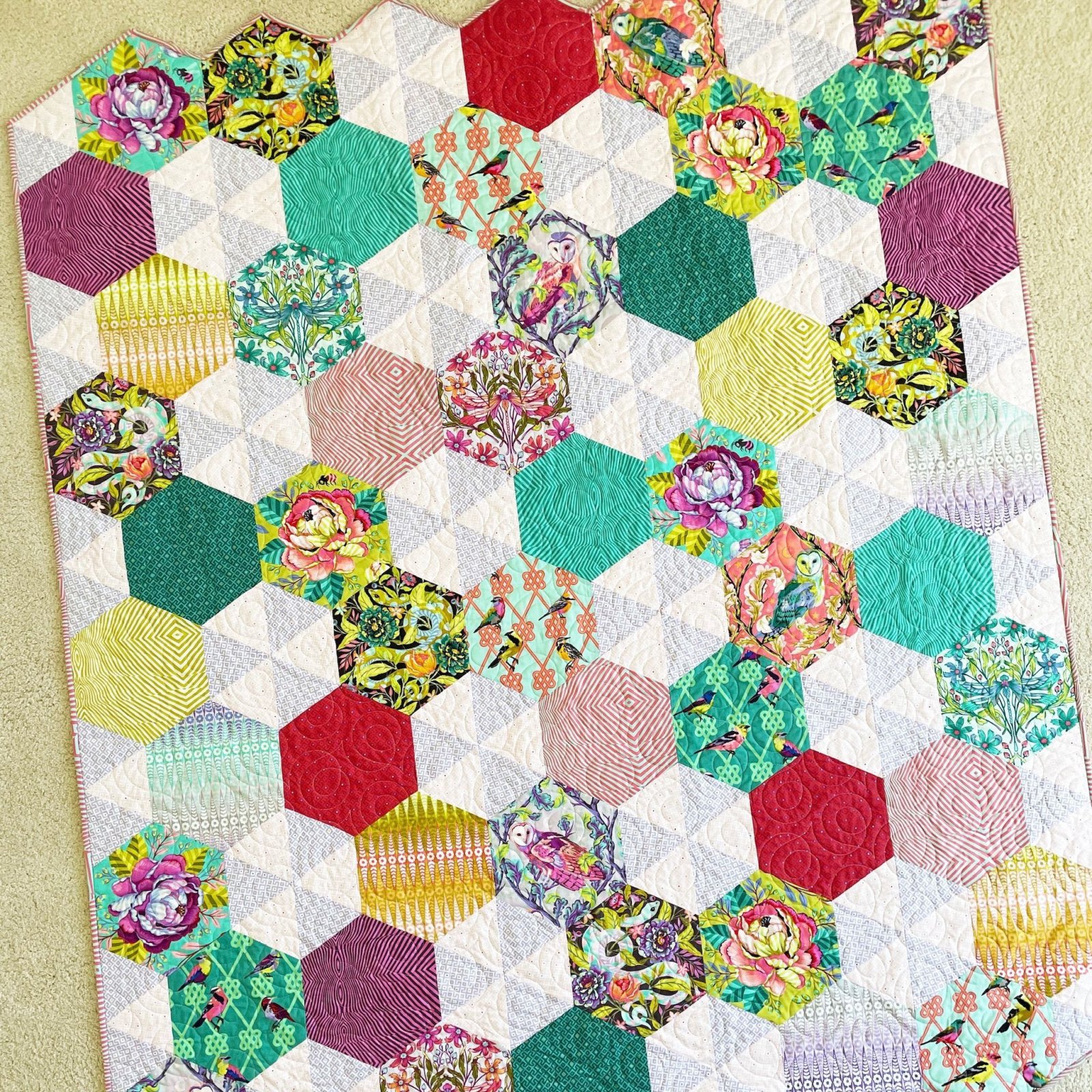 Moon Garden Delight Quilt Kit