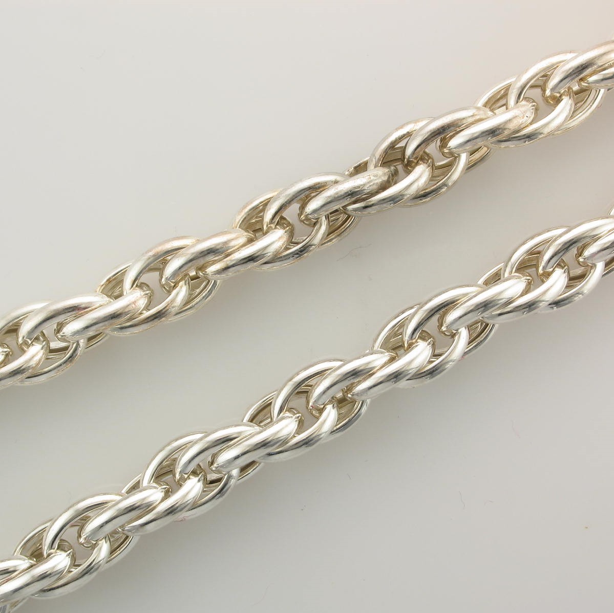 Sterling Silver Loose Rope Chain