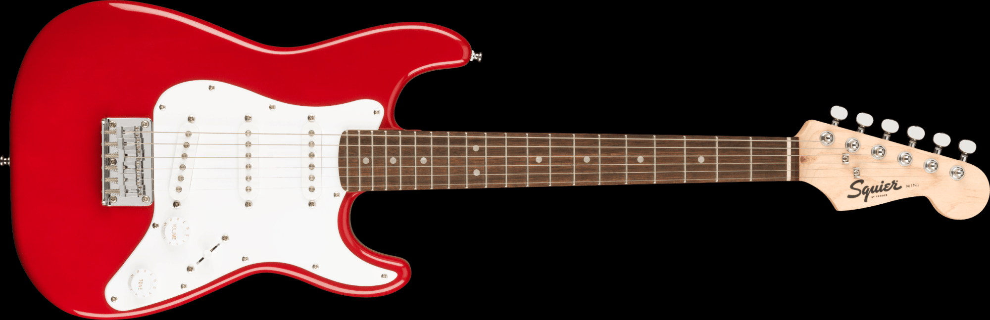 Squier Mini Strat Electric Guitar Dakota Red 885978378357