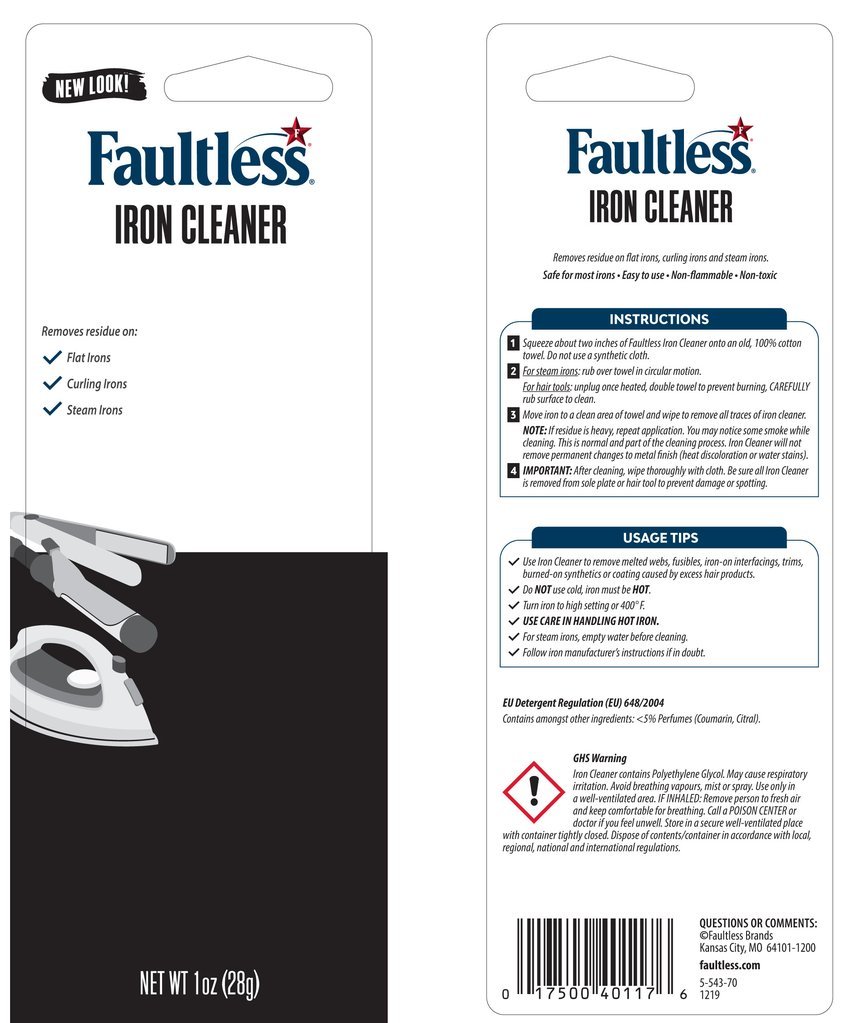 Faultless Hot Iron Cleaner 017500401176