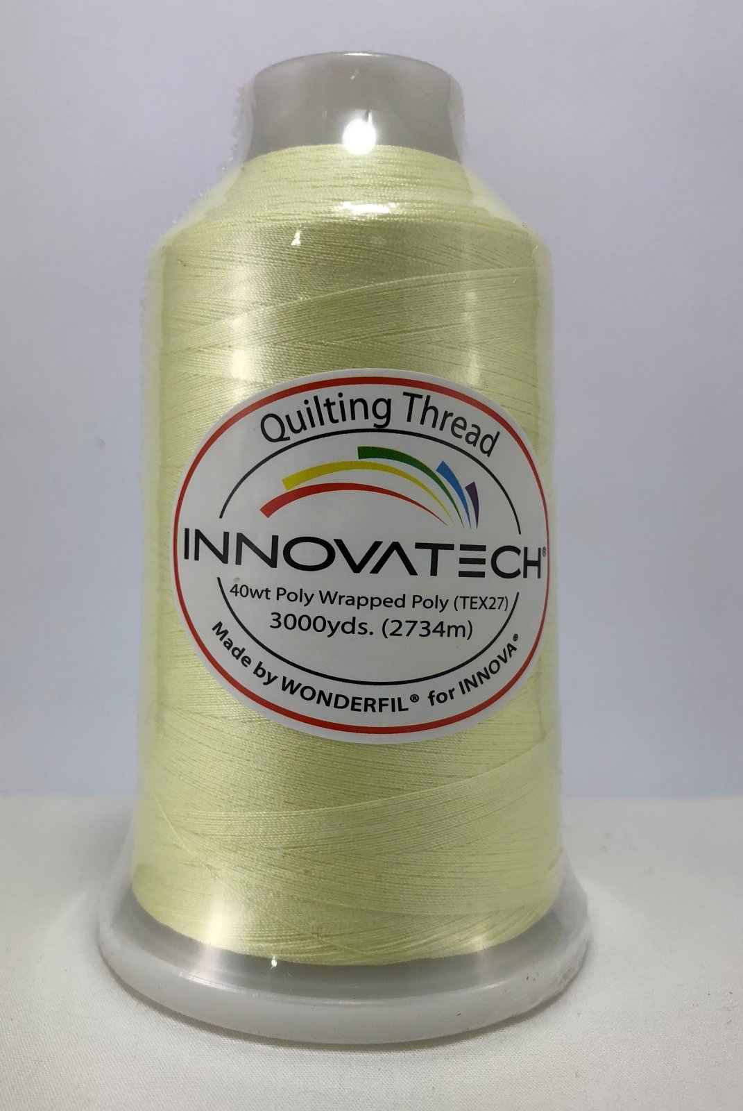 INNOVATECH Quilting Thread 3000 yard cone 3042 Saffron PW43
