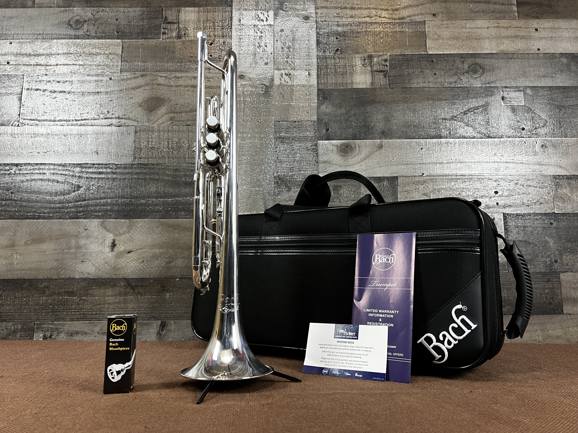 Bach BTR311S SilverPlated Student Trumpet 641064000000