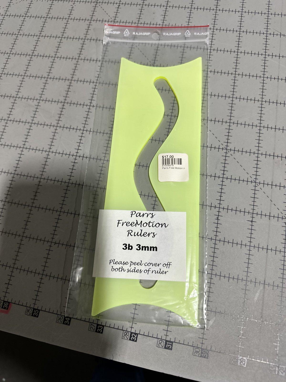 Parrs Free Motion rulers 3b 3mm