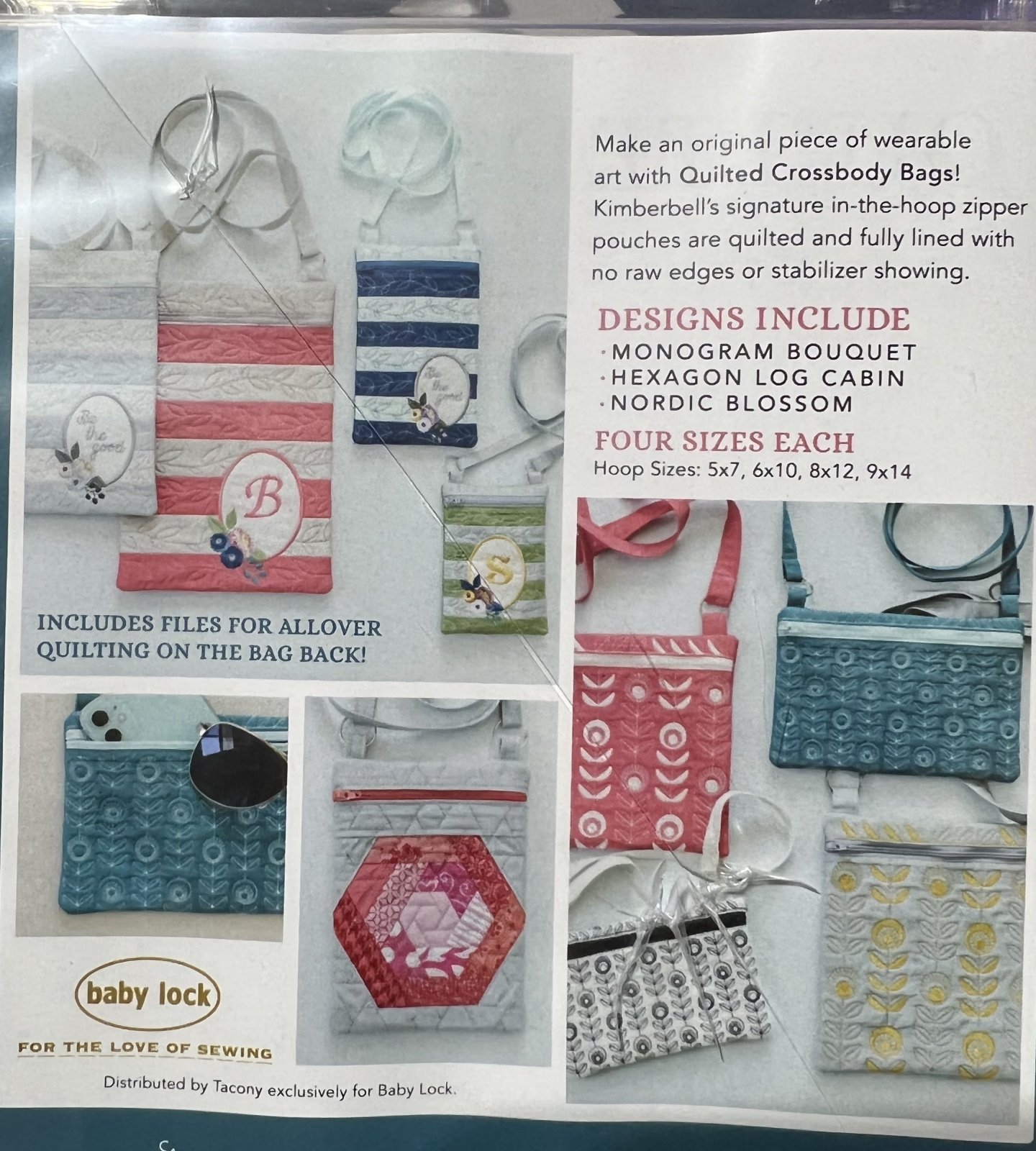 Kimberbell Quilted Cross Body Bag