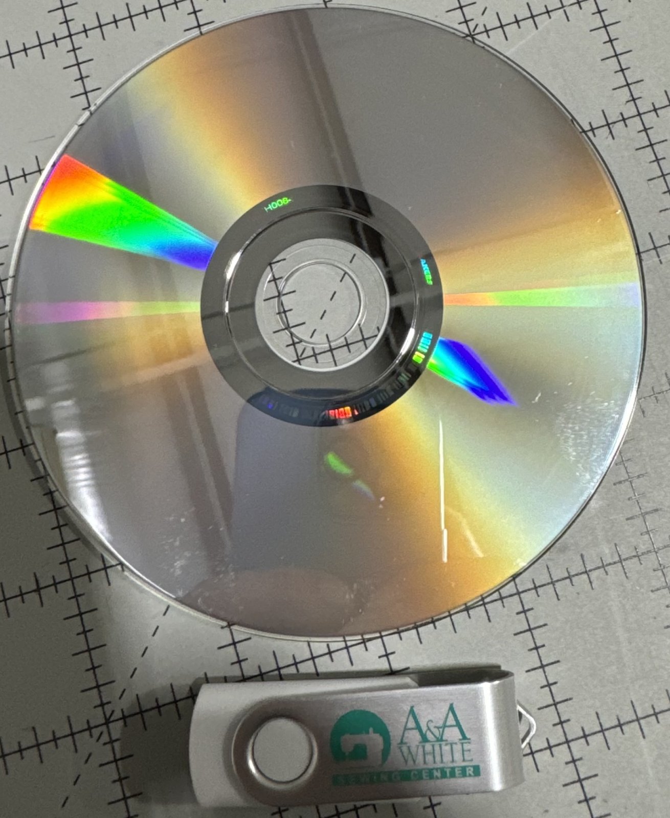 Convert Embroidery Design CD to USB drive