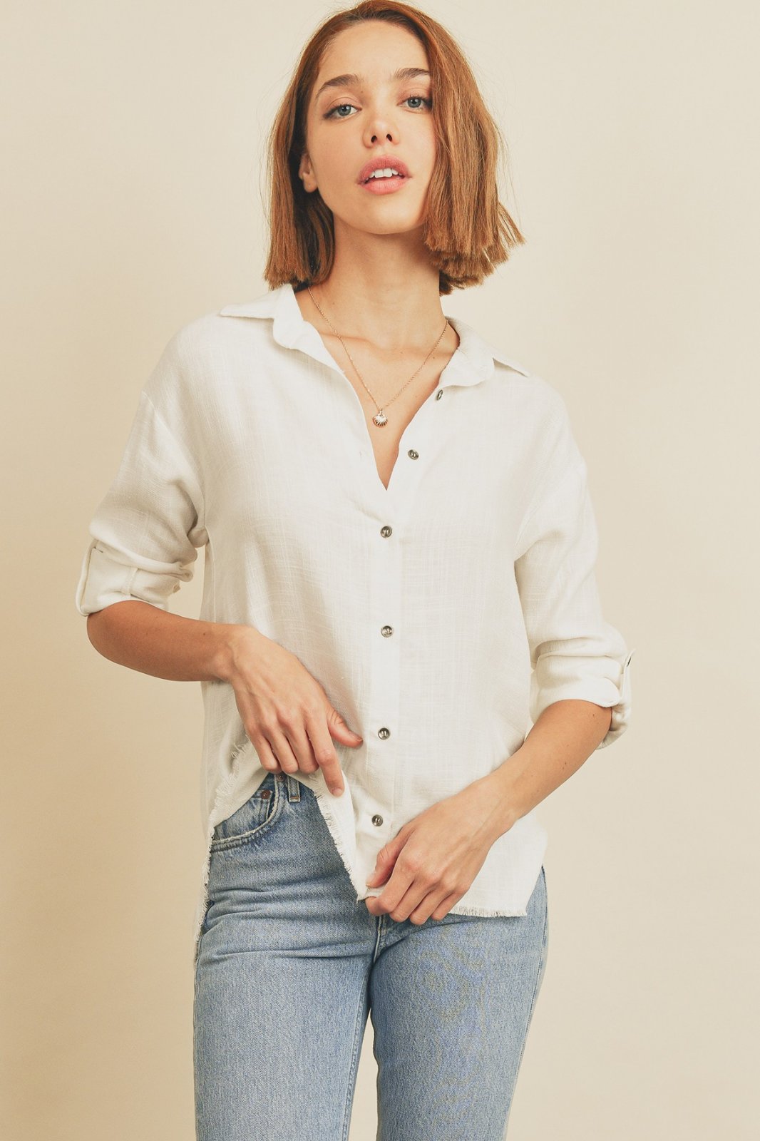 Linen Button Down Shirt