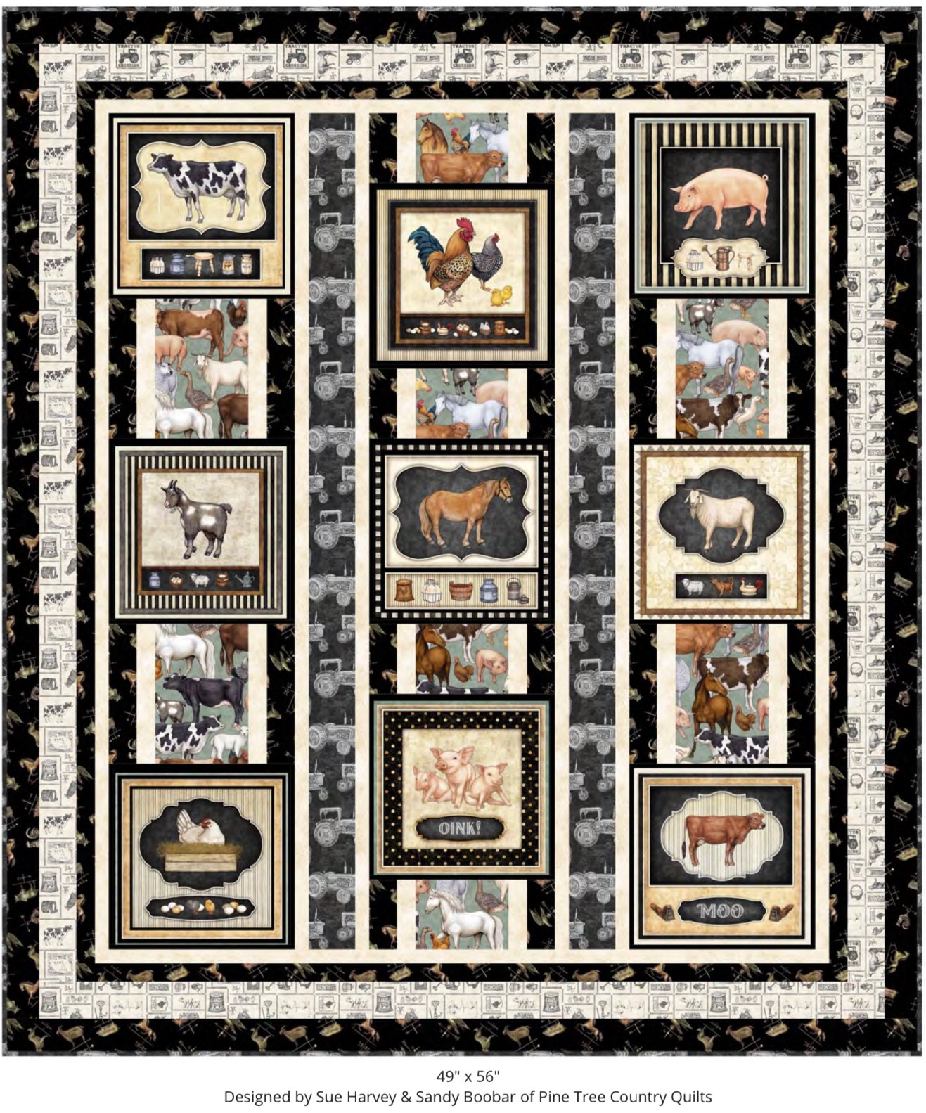 Country Farm Quilt Kit