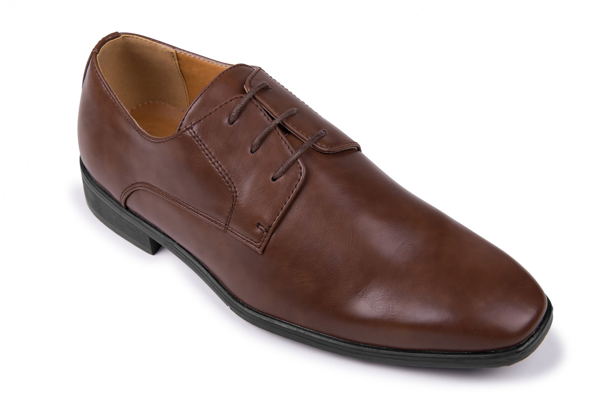 Lace Up Brown Dress Shoe