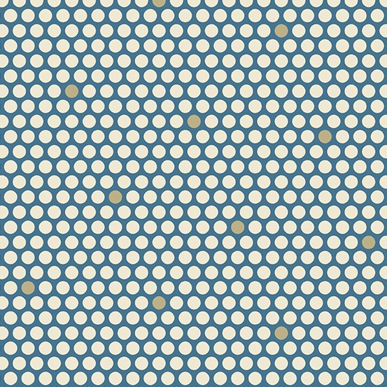 Blue Escape Polka Snowshoe By Edyta Sitar Of Laundry Basket Quilts