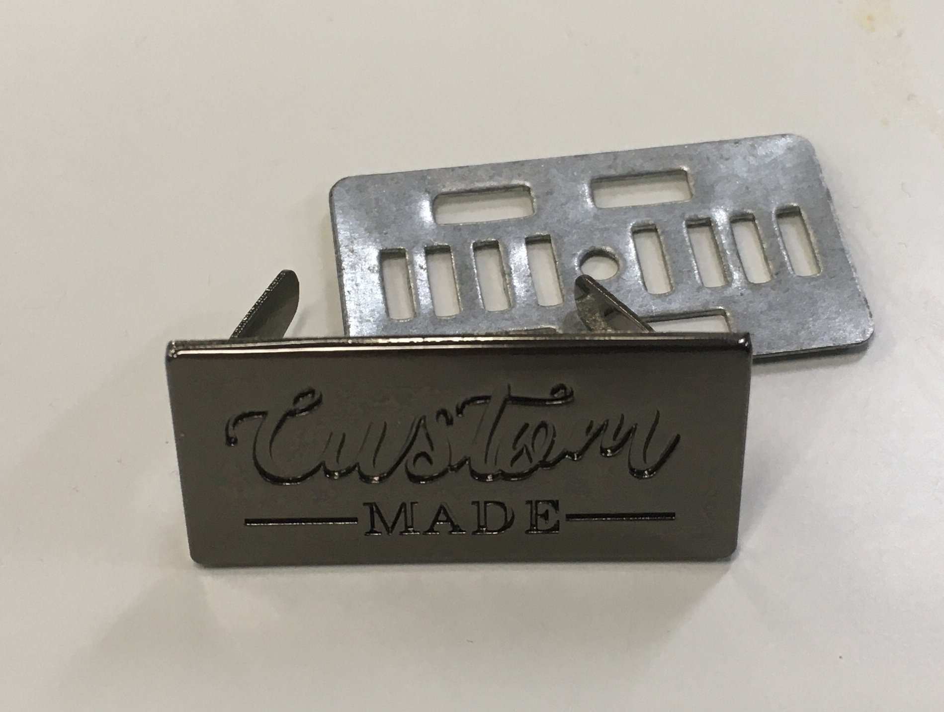 Metal Bag Label Custom Lg GM