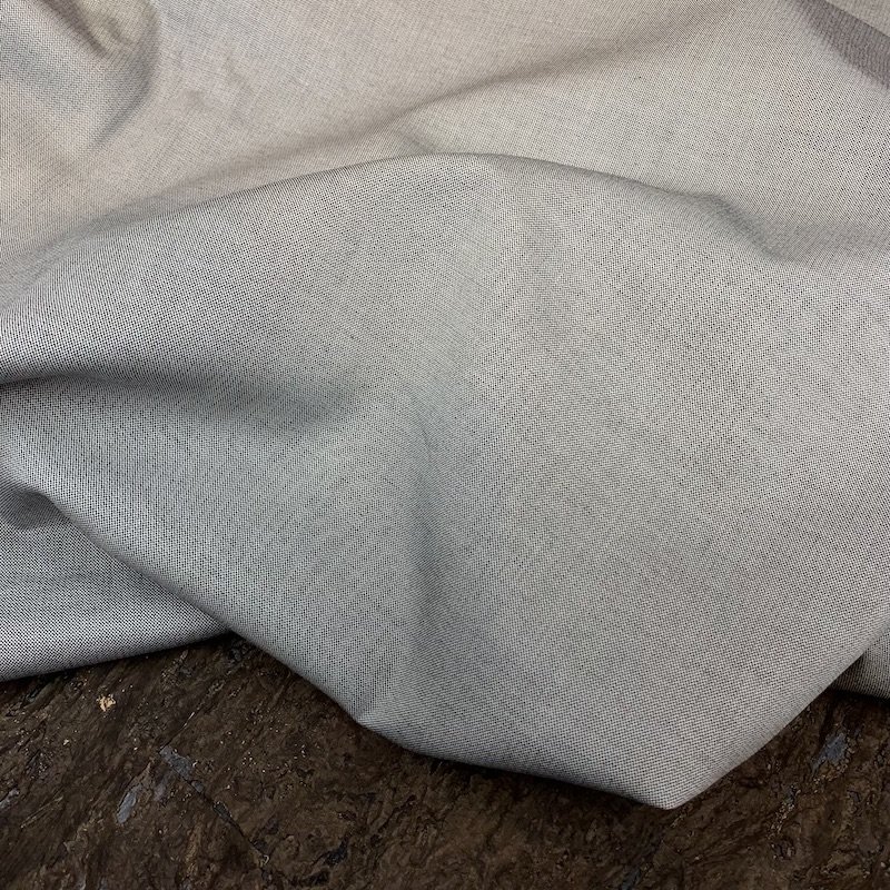 Egyptian Giza Cotton Shirting Charcoal