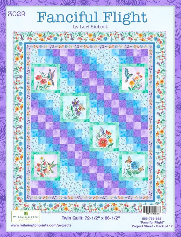 Wilmington Prints Fanciful Flight Quilt Kit 13859