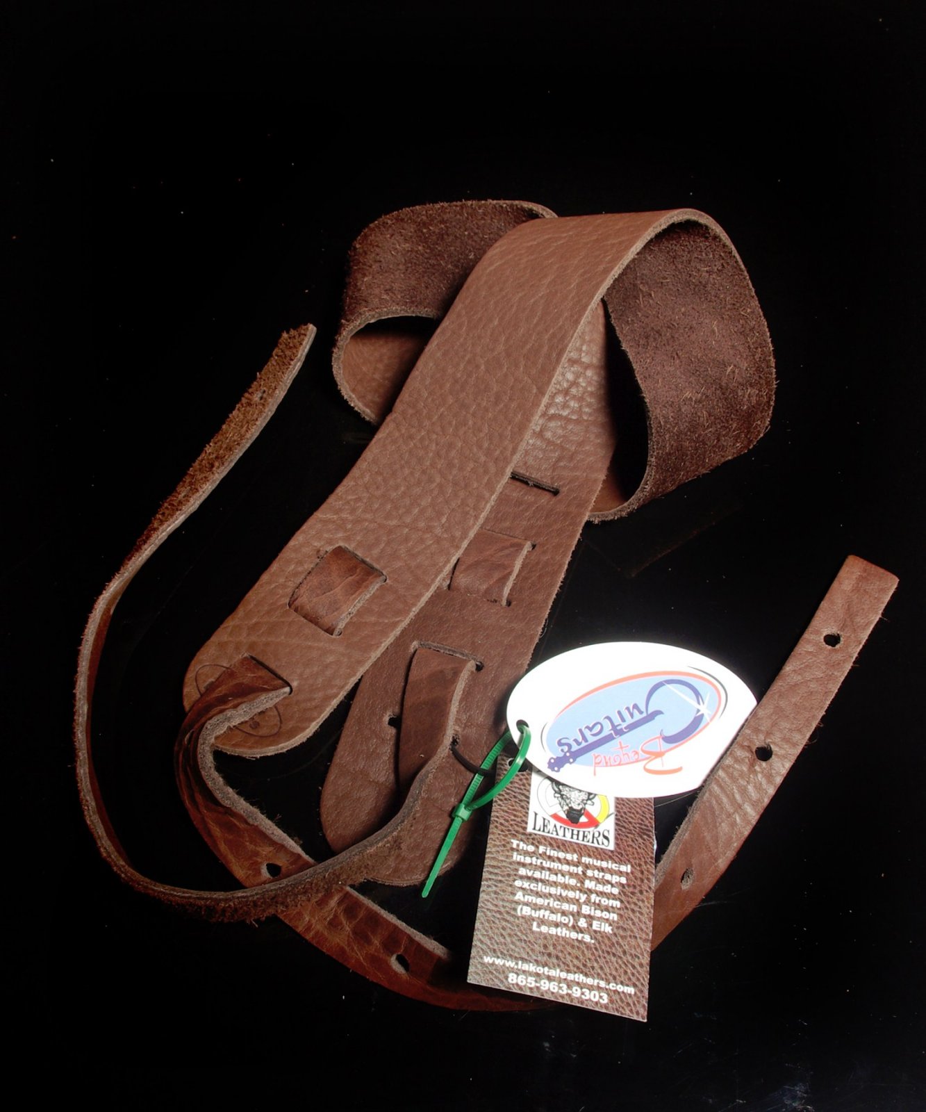 Lakota Leathers 2 Bison Leather Banjo Strap