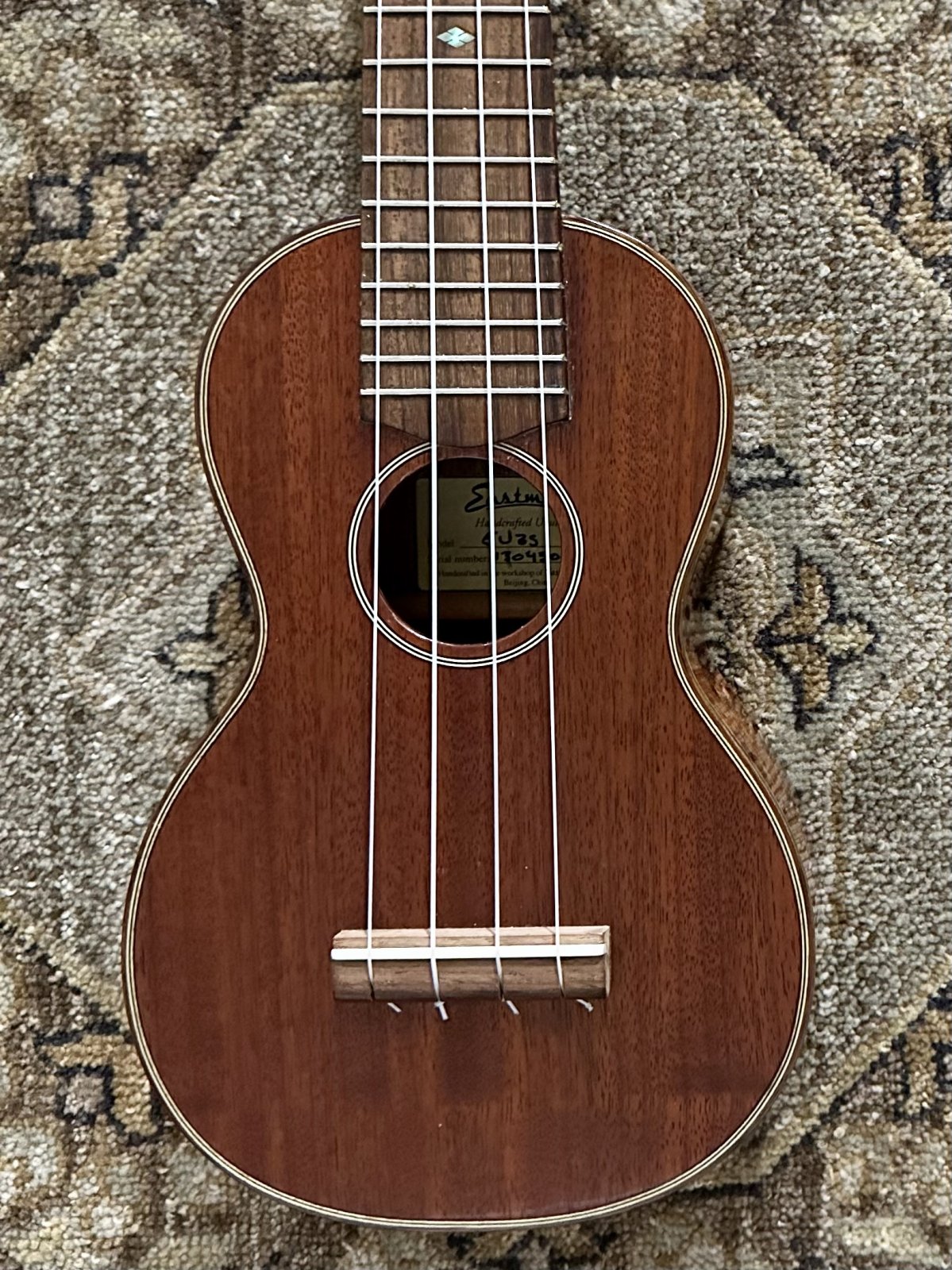 Used Eastman EU3S Ukulele w/ Case