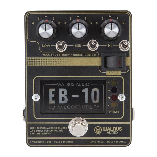 Walrus Audio EB10 Preamp/EQ/Booster Black