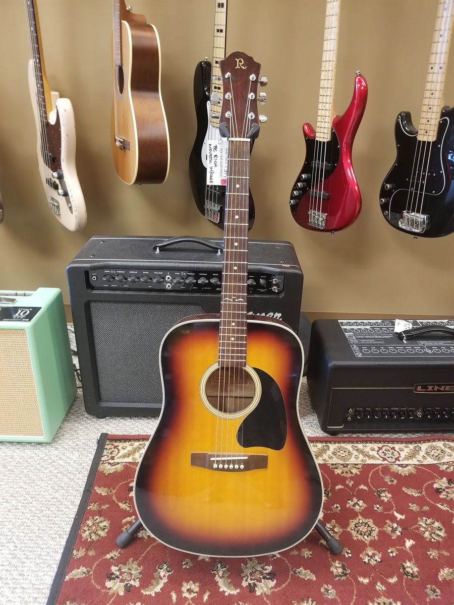 USED BC Rich Acoustic Dreadnought with Hard Case