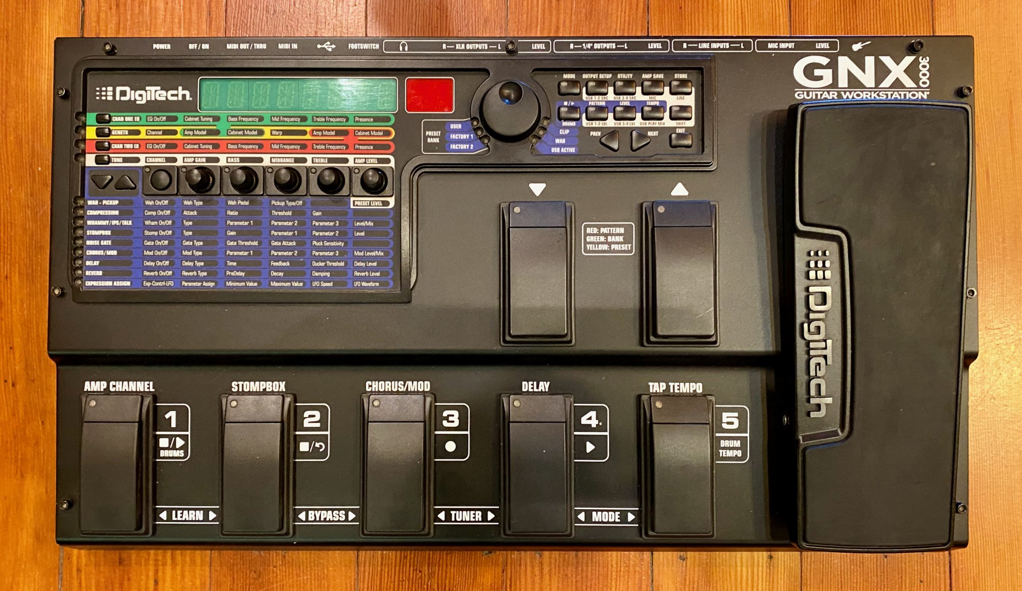 DIGITECH GNX3000 GUITAR EFFECTS WORKSTATION PROCESSING UNIT