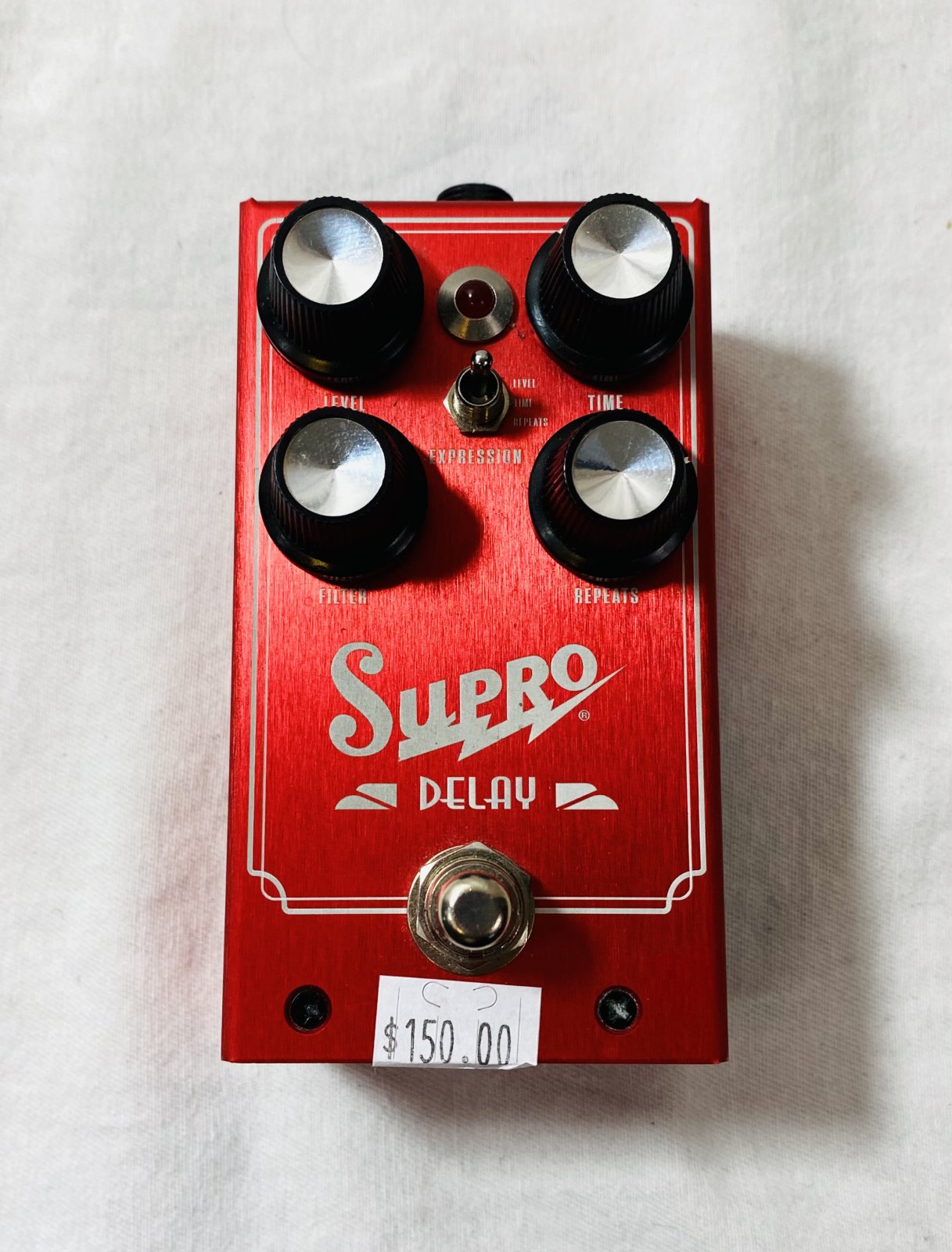 SUPRO DELAY ANALOG DELAY GUITAR PEDAL W BOX