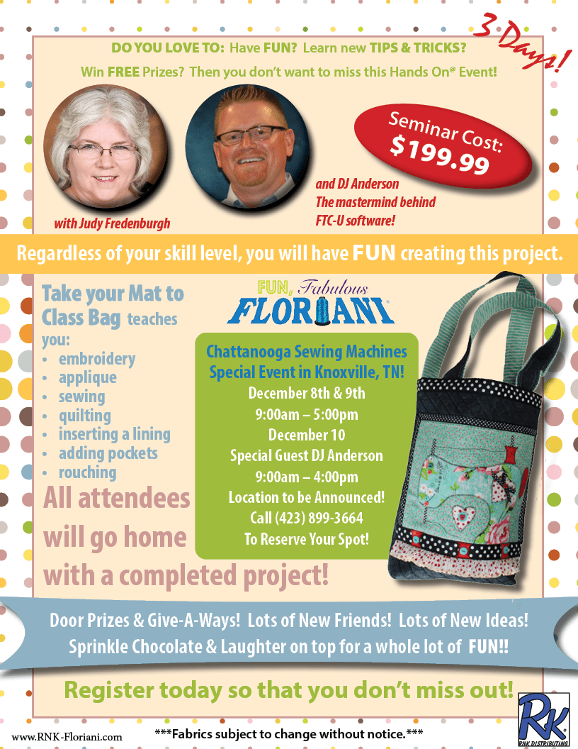Floriani 3 Day Special Seminar Event in Knoxville TN