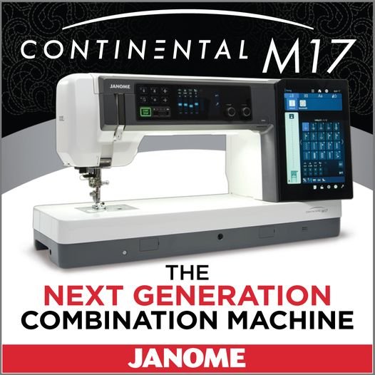 JANOME CONTINENTAL CM17 W/Package