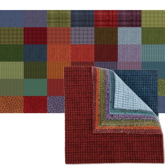 Woolies Flannel 10 inch squares 714329946023