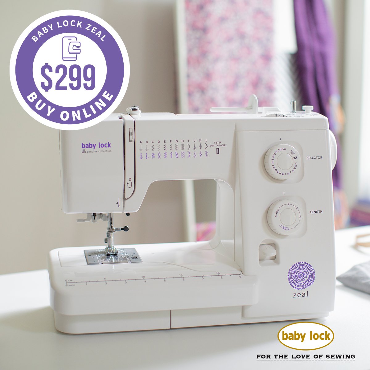 Zeal Babylock Sewing Machine