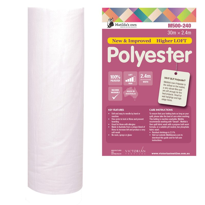 Polyester Wadding 2.4m Wide 9338596000281