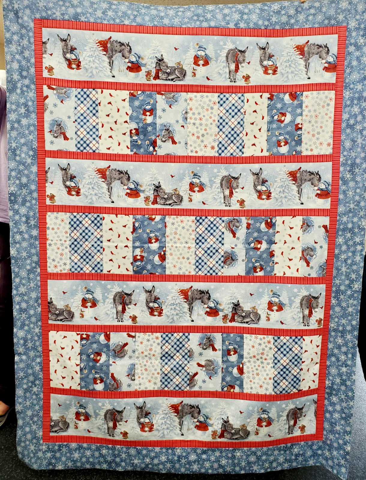 Donkey and Friends Quilt Kit